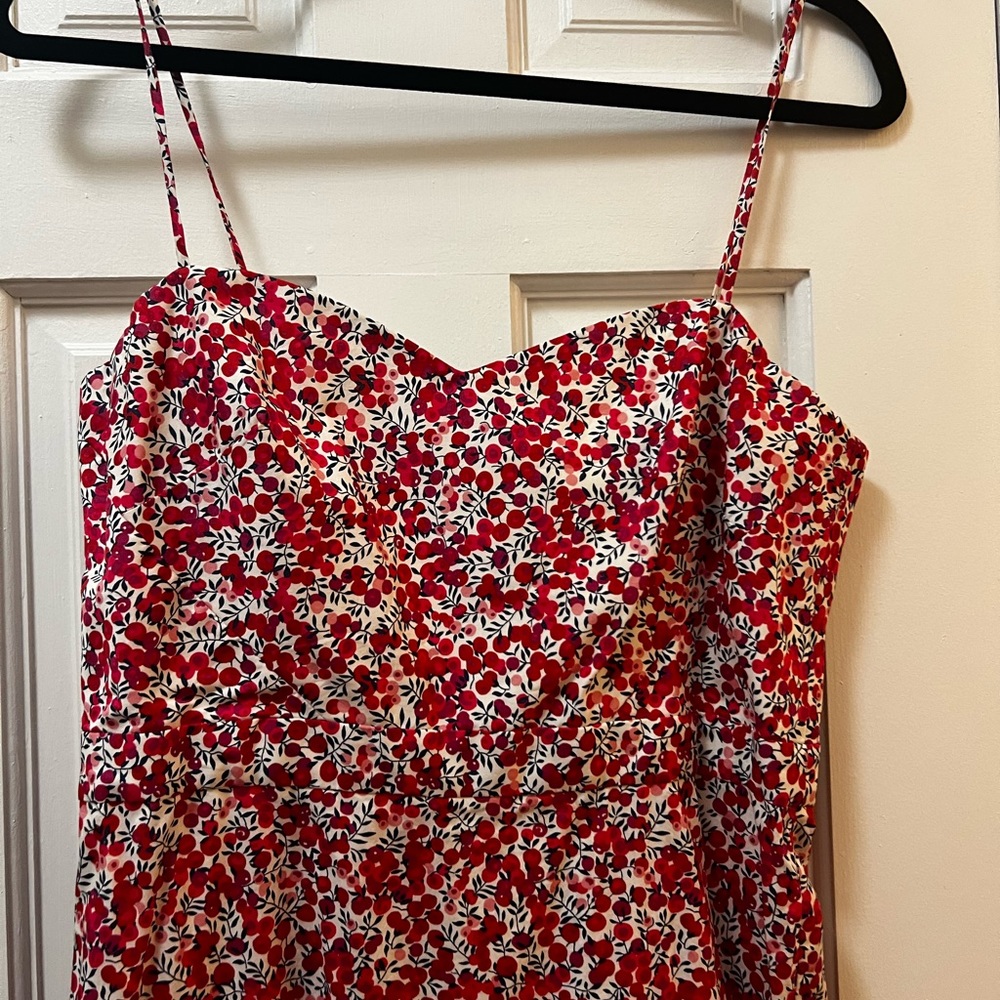 Jcrew floral midi dress